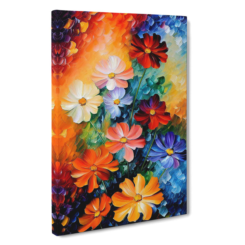 A Selection Of Flowers No.3 - Wrapped Canvas, 50cm H x 35cm W