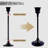 Vintage Modern Candlestick Holders Set For Taper And Pillar Candles - Elegant Decorative Candle Holders For Fireplace, Dining Table, And Home Decor