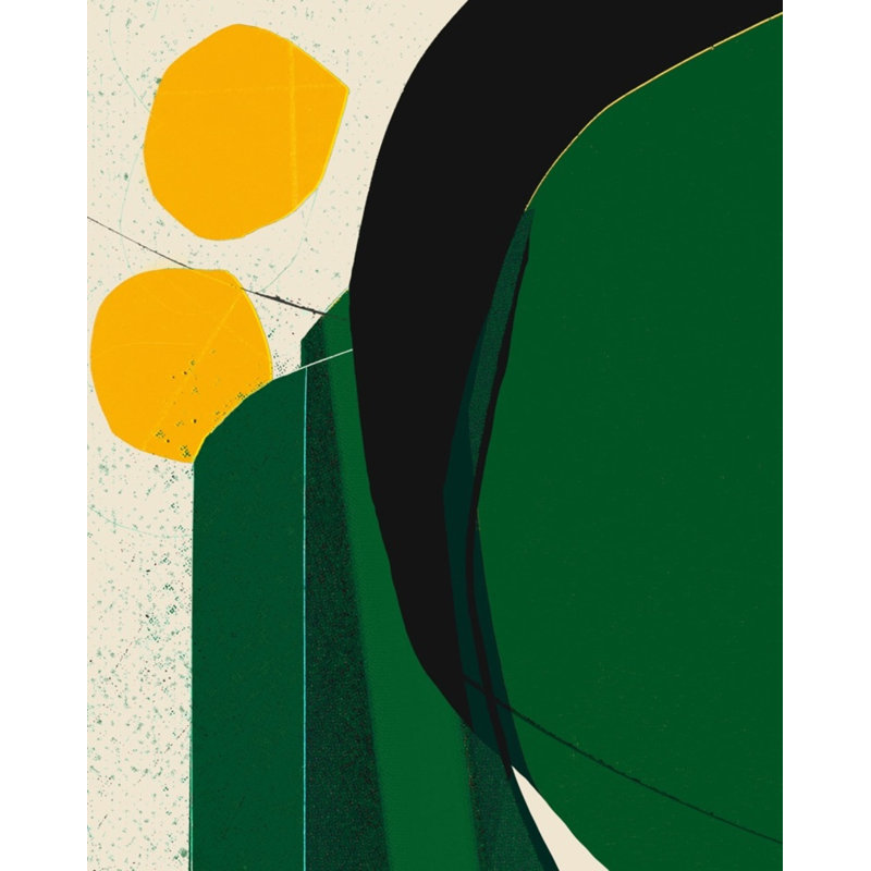 Oddment Collection 9 Print by Todaro, Katie, 28'' H x 22'' W, Black Single Picture Framed