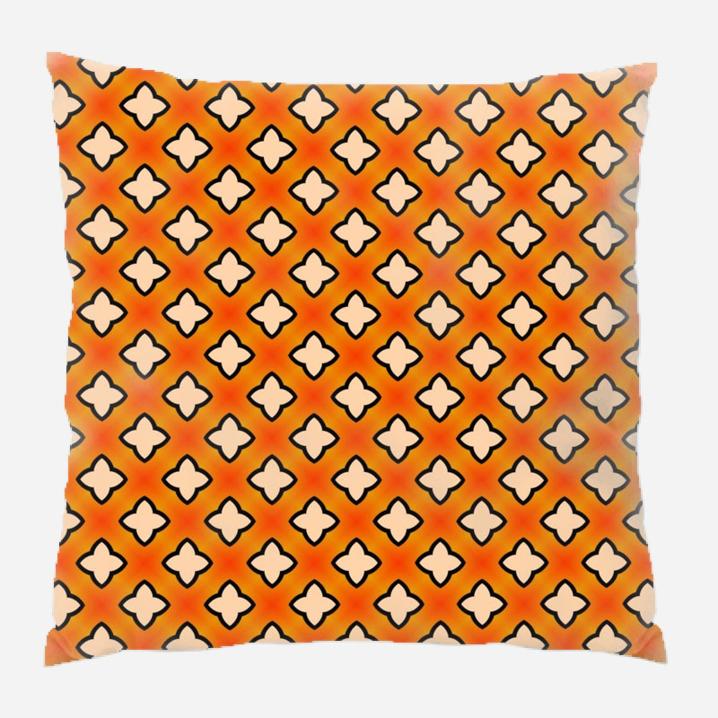 Coussin décoratif à motif, Intérieur