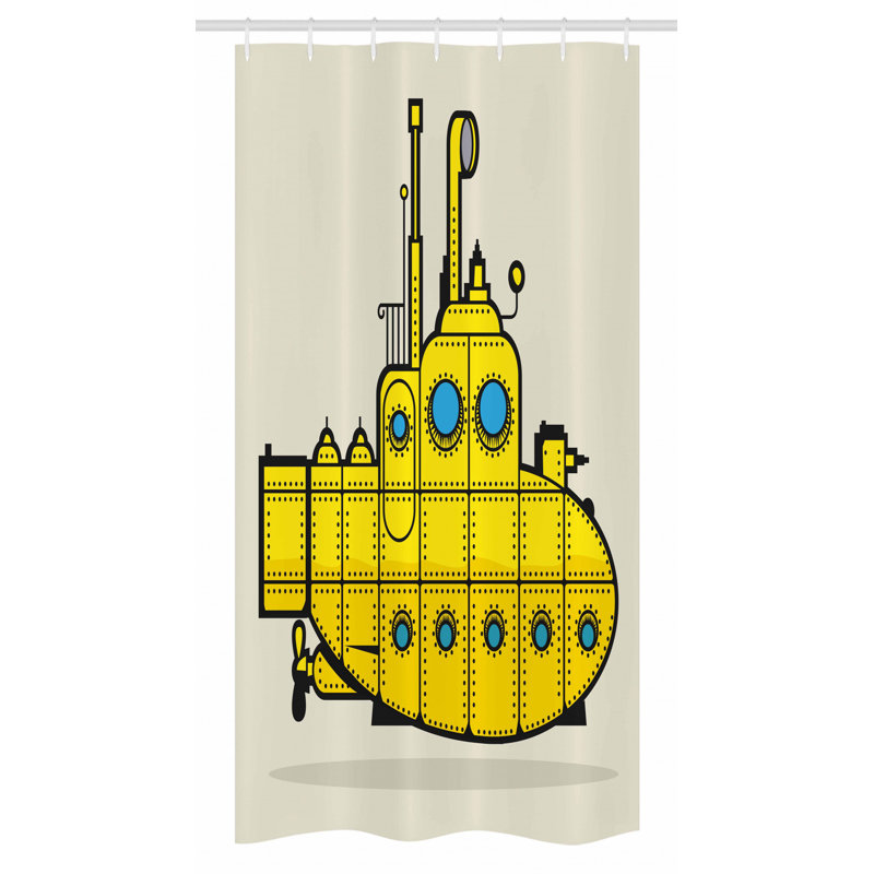 Shower Curtain with Hooks Included, 36" W x 72" L