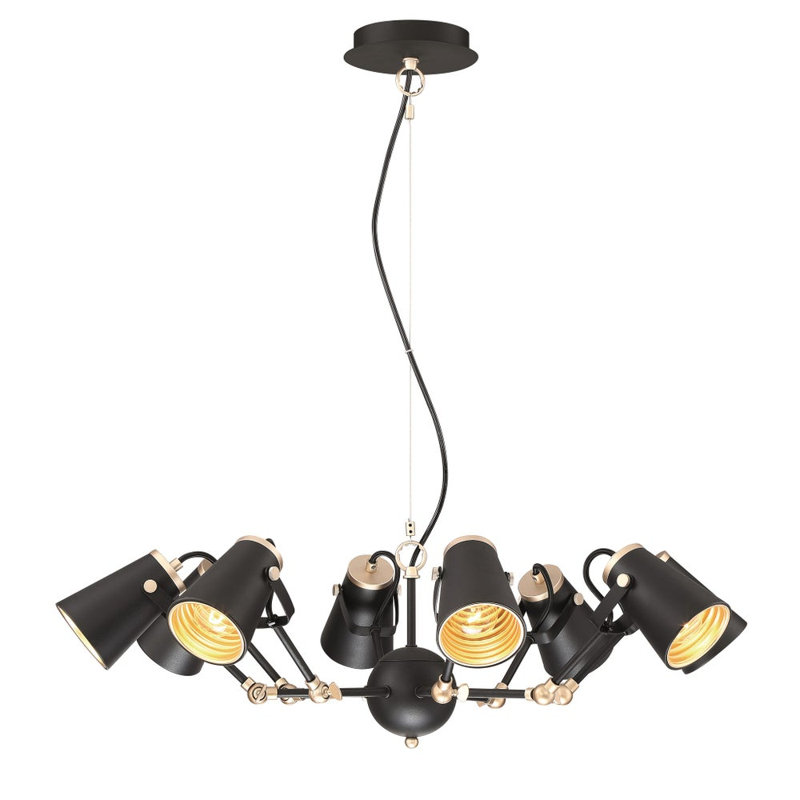 Lustre gris classique/traditionnel 8 lumières Falkville