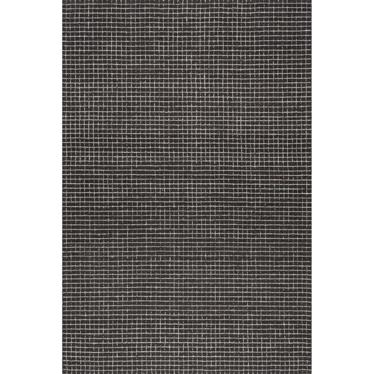 Katasha Checked Wool Area Rug