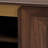 Simon 2-Door Transitional Walnut Brown Finished Wood TV Stand, 60.8'' W X 15.45'' D X 18.35'' H