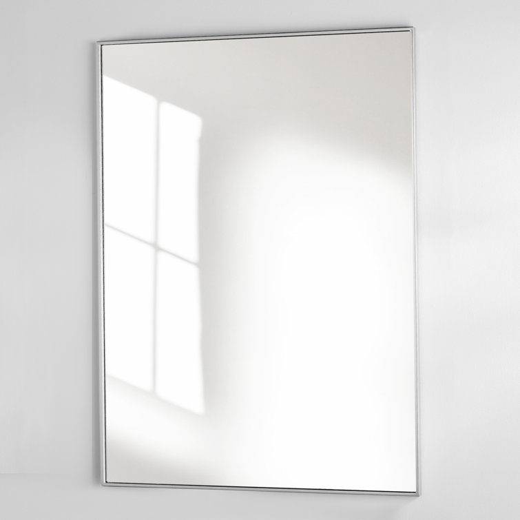 Savina Metal Mirror - White 