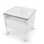 York Nightstand with 1 Drawer and Open Compartment