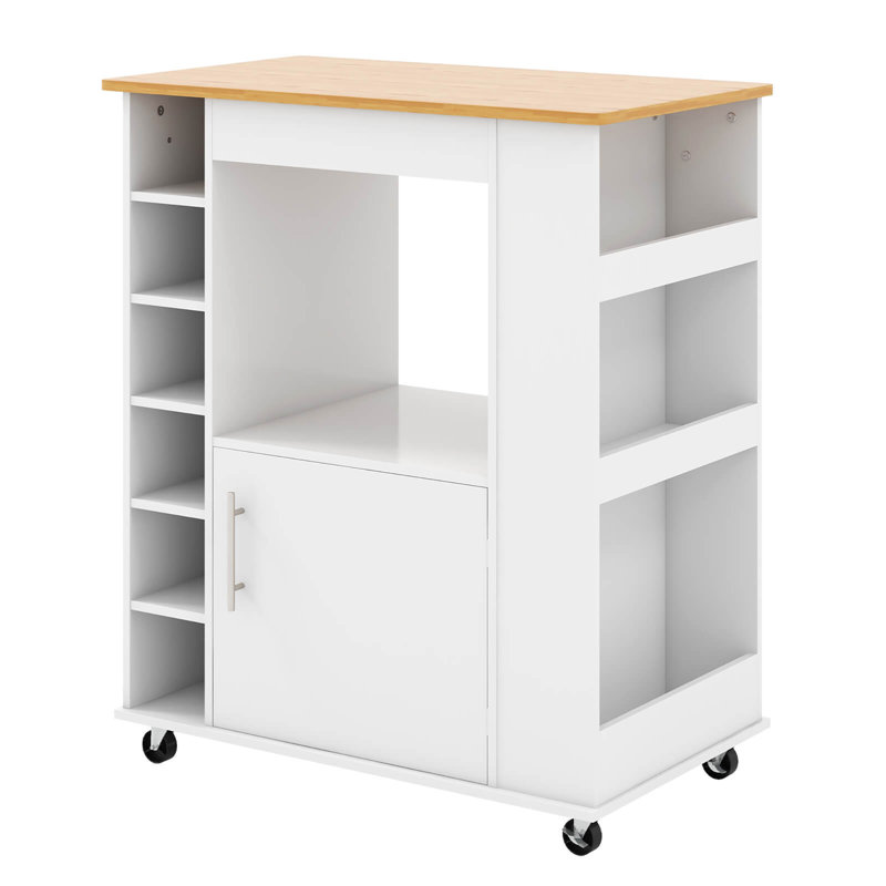 Tailore Solid Wood Top Kitchen Cart