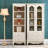 Modern White Manufactured Wood Display Stand