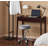 Office Chair Round Rolling Stool With Height Adjustable Lift, Vanity Chair