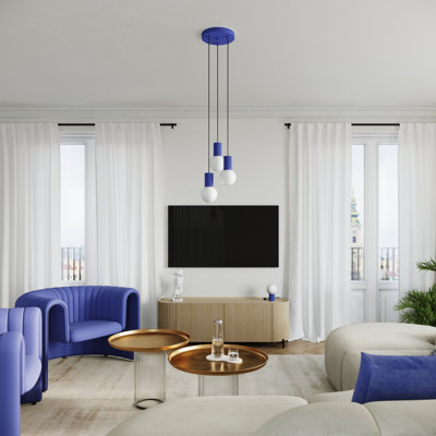 Bernis 1 - Light Brushed Nickel Pendant