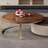 Innovative black walnut top end table