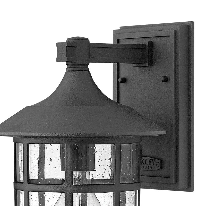 Elivia Wall Light, 12.3" H x 8" W x 9" D, Black, MED