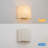 1-Light Flush Mounted Linen Wall Sconce