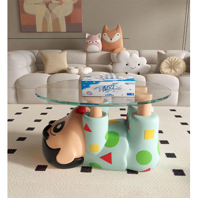 Table d'appoint en résine Cream