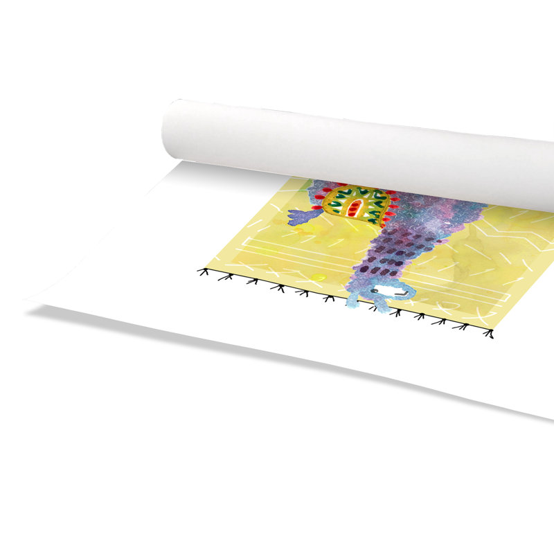 Impression sur papier Rolled Lovely Llama II, H 10 po x l 8 po x P 1 po