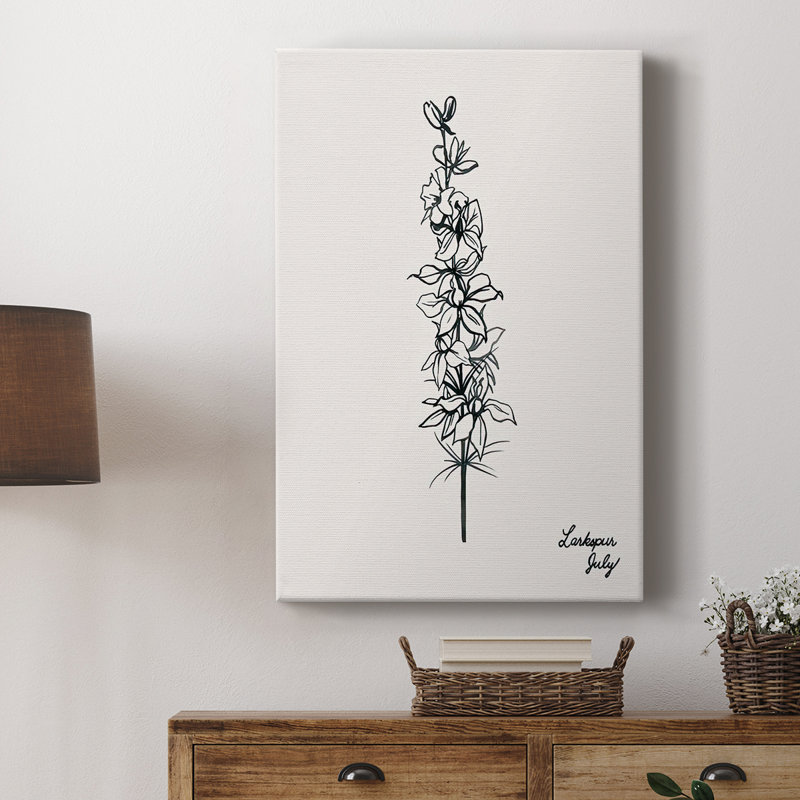 Fleurs Annuelles VII - Cavas Gallery sur mesure, H 48 po x l 32 po