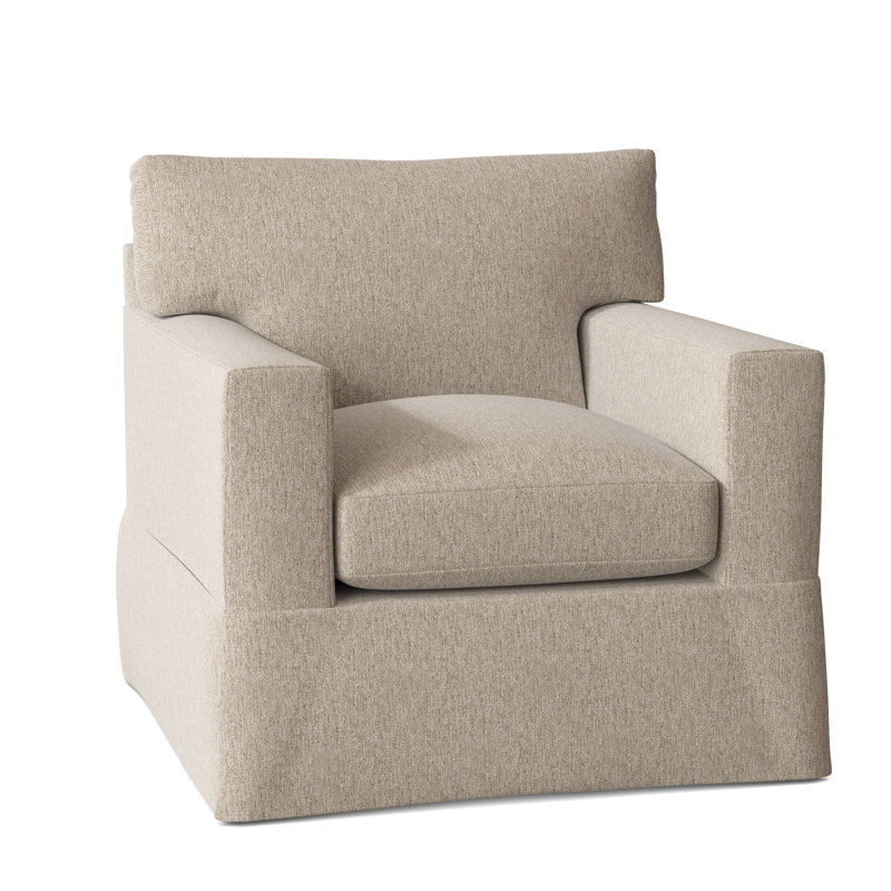 Fauteuil à housse large 37 po McCall, Sable Boulderdash
