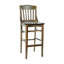 Tabouret de bar en bois avec repose-pieds Prompton School House-1600924877