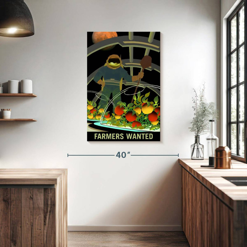 Oberle Mars Explorers Wanted Poster V, 39" H x 26" W