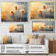 Orange Dandelion Dreams II - Floral Wall Art Prints-1237989656-1237989657