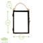Nicola Spring - Hanging Metal Photo Frames - Black-114190900-114190896-114190889