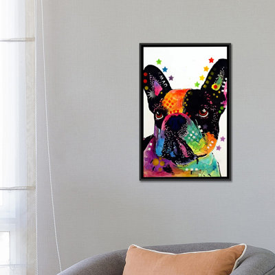 'French Bulldog I' by Dean Russo - Unframed Gallery-Wrapped Canvas Giclée Print on Canvas