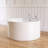Tidal 47'' X 47'' Freestanding Whirlpool Bathtub Acrylic Round Freestanding Bathtub With Faucet