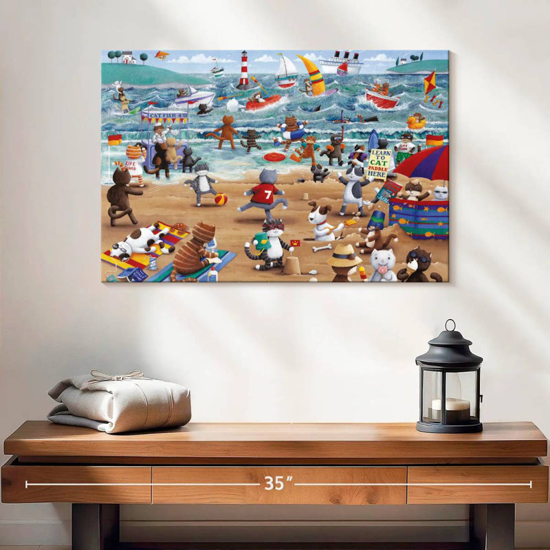 Gillard Beach Cats, H 16 po x l 24 po