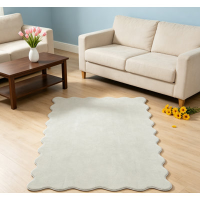 Tapis festonnés pour salon Tapis moderne Tapis lavable Tapis antidérapant antidérapant pour chambre d'enfant Chambre d'enfant