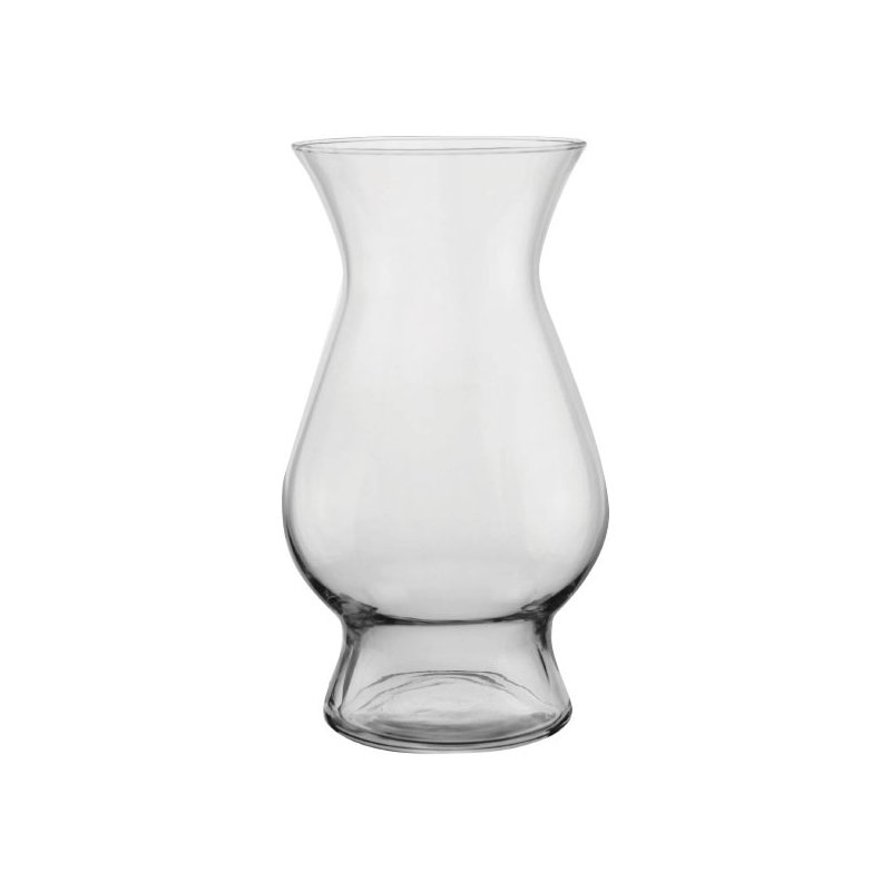 Vase de table en verre Aney, H 8,75 po x l 5 po x P 5 po
