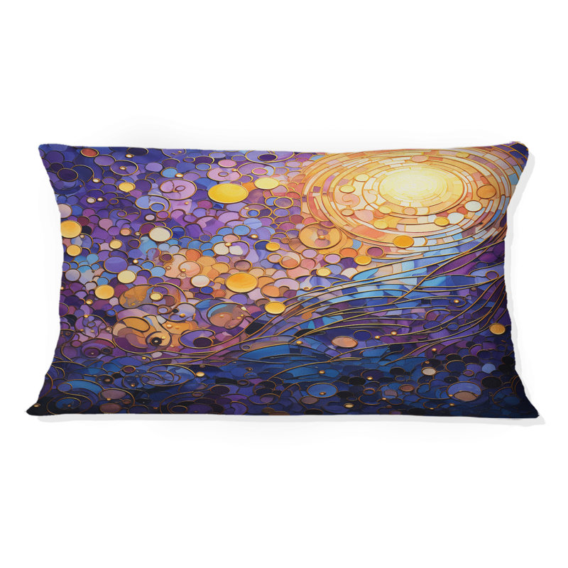 Coussin Mystic Mosaic I - Abstract Collages