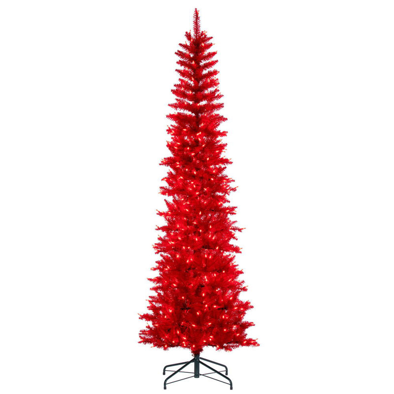 Artificial Christmas Tree with Lights, 9.5'