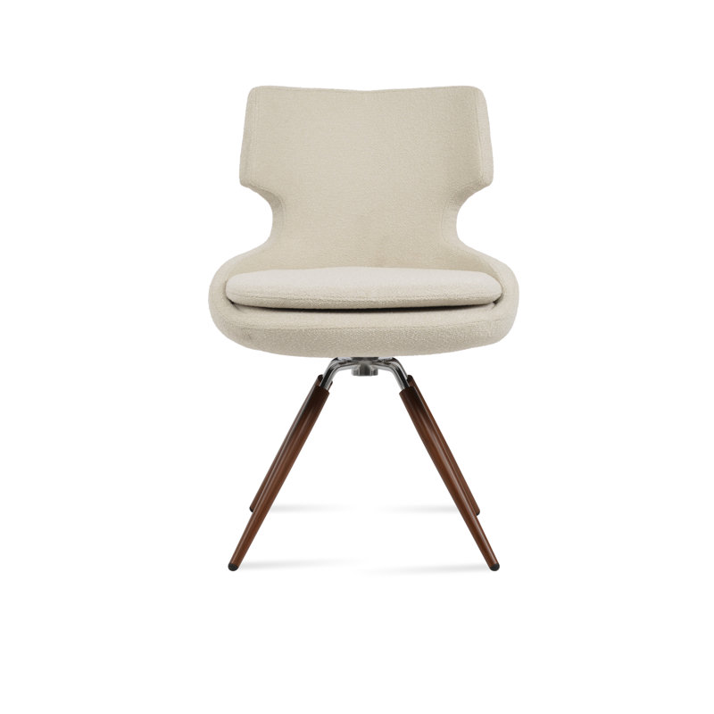 Chaise d'appoint pivotante carotte Patara