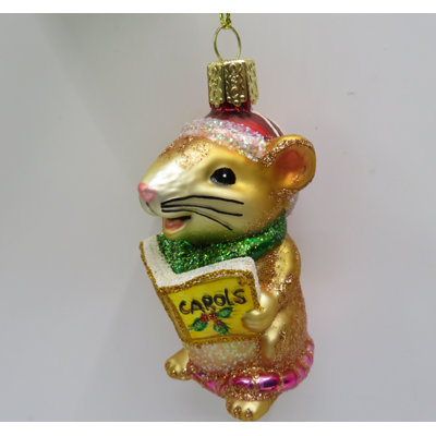 3'' Glass Animals Hanging Figurine Ornament