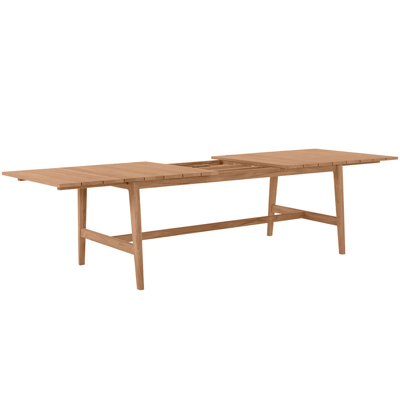 Coast Outdoor Dining Table, Natural Teak