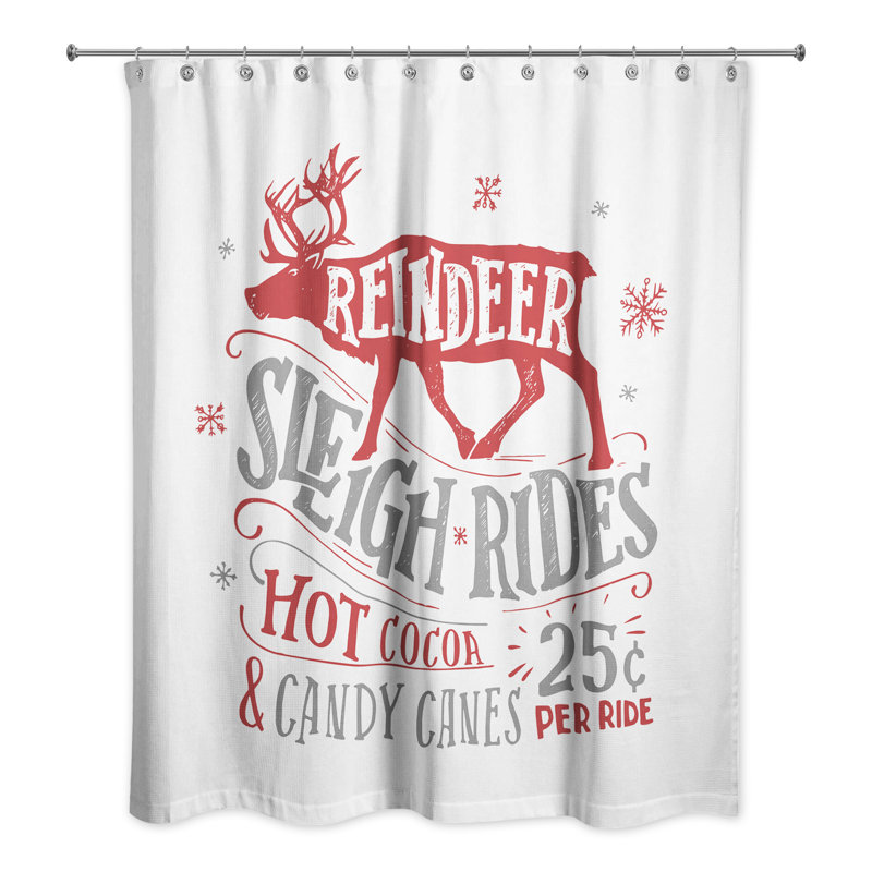 Rideau de douche simple renne Charla