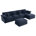 Dark Blue Chenille