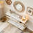 Faux Marble Sofa Table