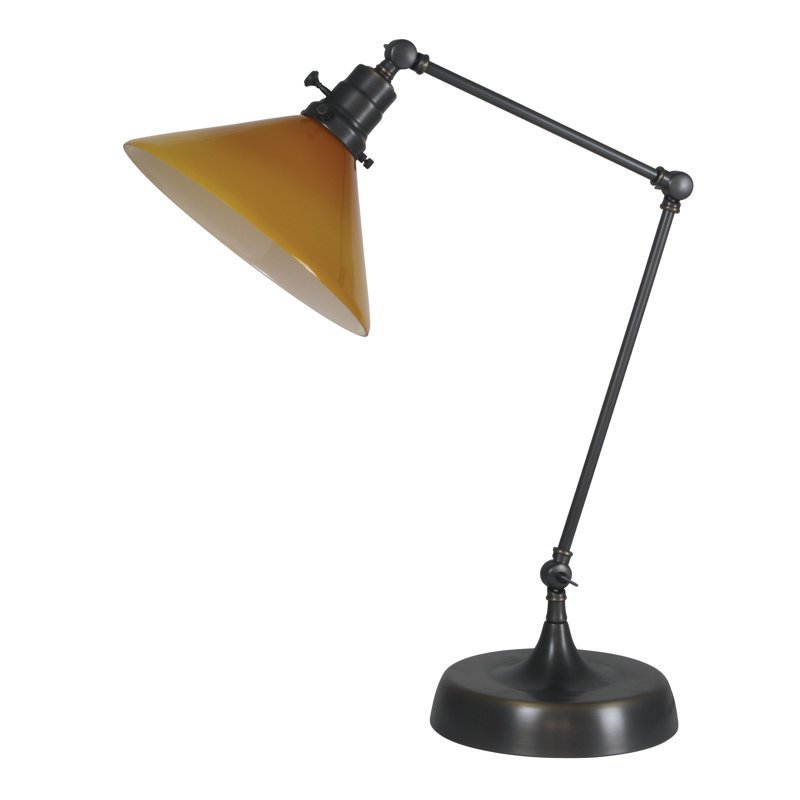 Desk Lamp, Amber, Oil Rubbed Bronze