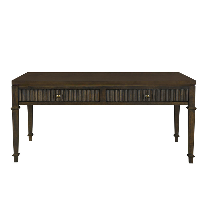 Martha Stewart Kenna 2-Drawer Fluted Coffee Table