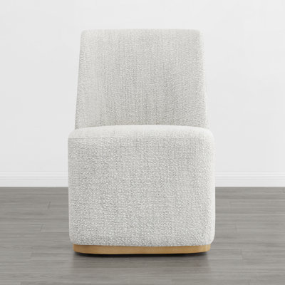 Geelt Upholstered Dining Chairs with Casters