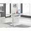 Eubanks 120Cm High Gloss Extending Dining Table And 6 Cappuccino Chairs-363762123