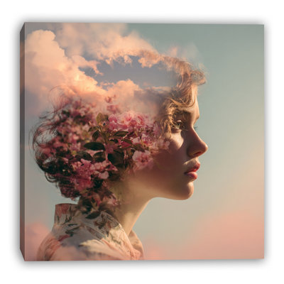 «Blossom Sky Reverie», art mural sur toile tendue