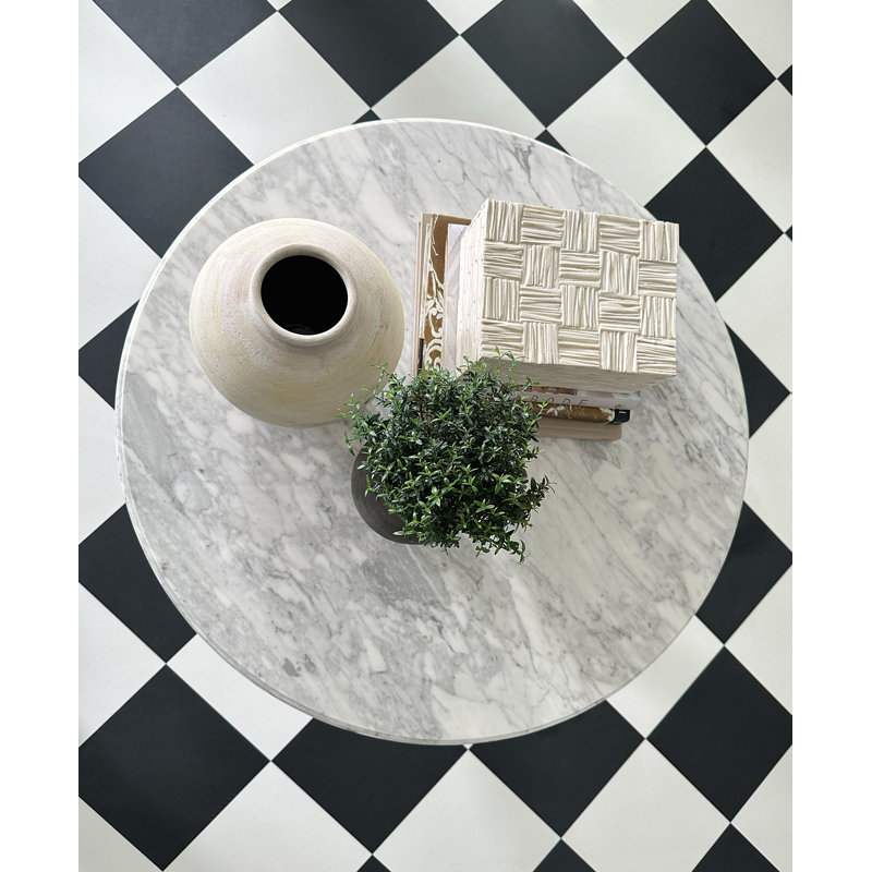 Charleston Round Stone Dining Table