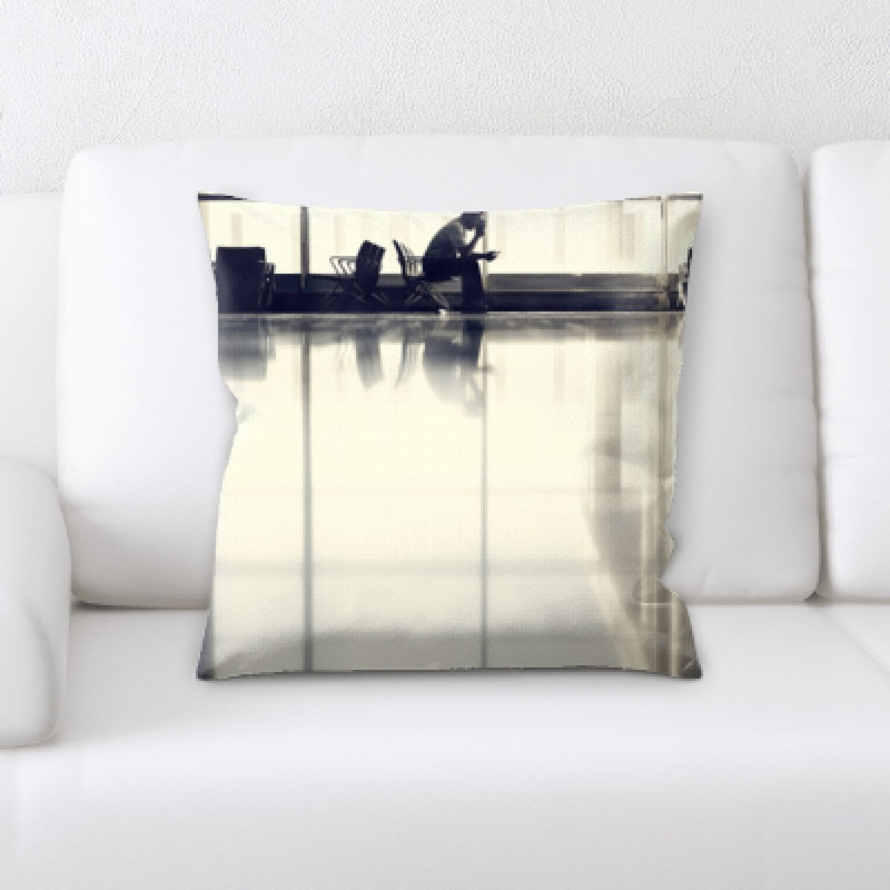 Microsuede Throw Pillow