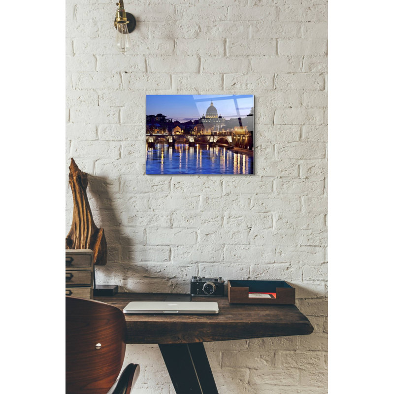 «Evening Reflections», art mural en verre acrylique, H 12 po x l 16 po x P 0,12 po