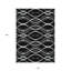 Tapis intérieur gris lavable abstrait 10 pi x 14 pi
