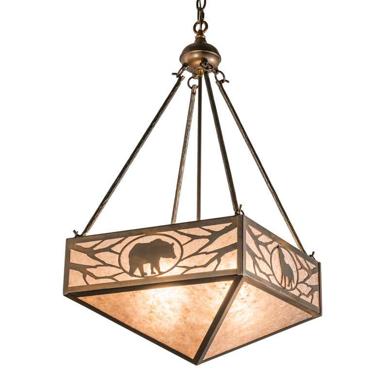 Luminaire suspendu bol 3 lumières unique Edmond