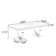 Rectangle Marble Coffee Table With Stainless Steel Base