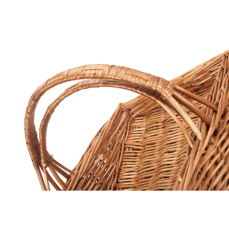 Highland Dunes 2 Piece Wicker Garden Trug Set